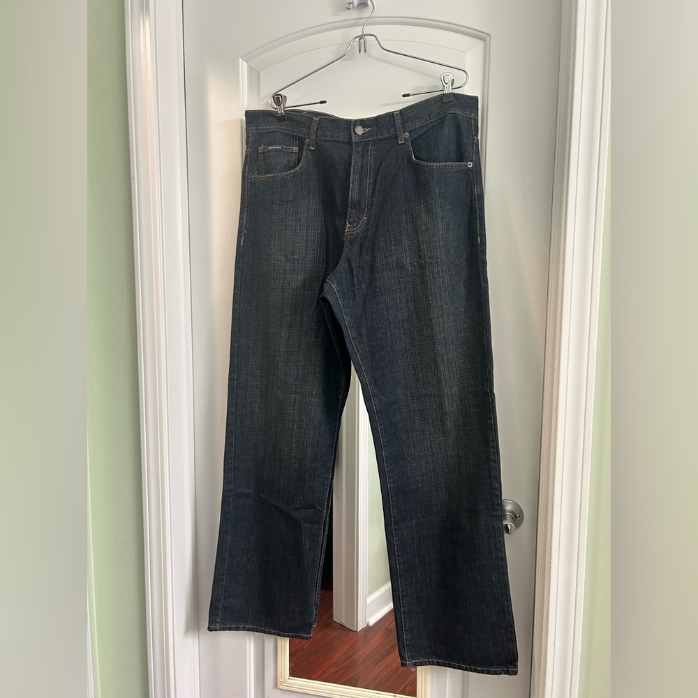 Calvin Klein men’s dark wash jeans. Size 36 x 32.
